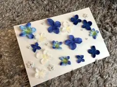 ボディーフラワー 青色 ビーズ 結婚式 二次会