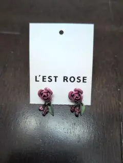 L'EST ROSE ピンクローズピアスのサムネイル