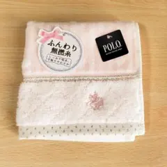 新品 POLO タオルハンカチ ピンクのサムネイル