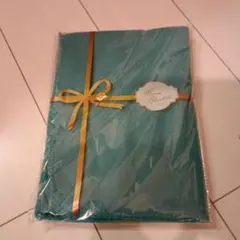 青緑色 ポリエステル ブランケット 890×600mm