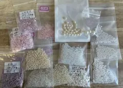 ハンドメイド用 ビーズ・パーツ詰め合わせセット