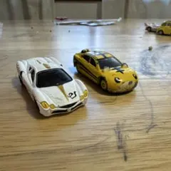 ミニカーセット ホワイト・イエロー