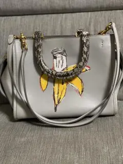 (美品)大人気、コーチ、デンプシー、2wayバッグ、バスキア、コラボ商品、シボ革 美品)大人気、コーチ、デンプシー、2wayバッグ、バスキア