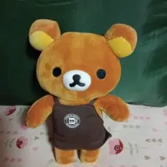 リラックマ カフェエプロン マスコット ぬいぐるみ