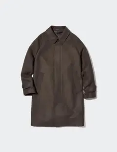 新品タグ付　ユニクロ　シングルブレストコート　Sサイズ　ブラウン　男女兼用