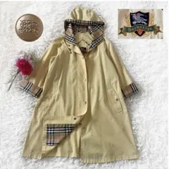 希少ヴィンテージ Burberrys 金ボタン ロングコート ノバチェック