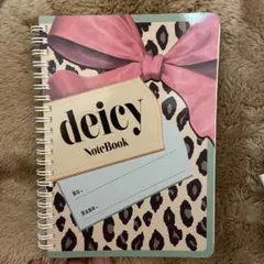 【未使用】deicy ヒョウ柄ノート