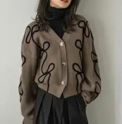 【新品】La-gemme ラジエム ニットカーディガン ベージュ 長袖 羽織り