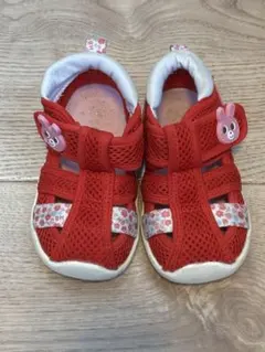 ホットビスケット　ミキハウス　ベビーサンダル　13センチ