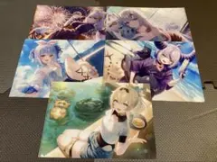 ホロライブA4クリアファイル５枚セット ローソン