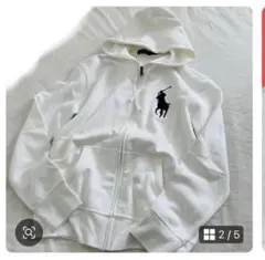美品　ラルフローレンパーカー　 ビッグポニー　刺繍