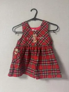 ベビー服クリスマスワンピース