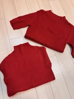GRL トップス 赤 レッド 2つセット