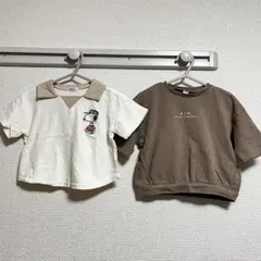 PEANUTS apreslescours 半袖　80cm 2点　まとめ売り