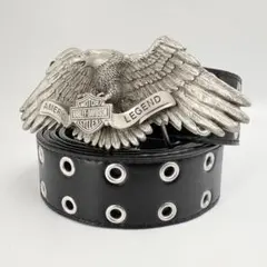 Harley-Davidson イーグルバックル レザーベルト 130cmのサムネイル
