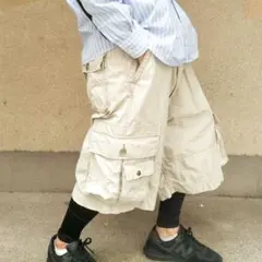 ホワイト ワークパンツ