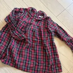 bout'dou チェック柄シャツ 3歳用