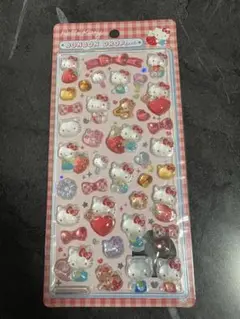 【国内正規品】【新品・未使用】ボンボンドロップシール　ハローキティ第二弾レッド赤