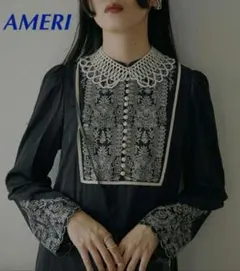 ★AMERI★ELFIN EMBROIDERY CRAFTAN DRESS 完売のサムネイル