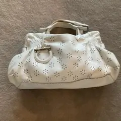 Salvatore Ferragamo ハンドバッグ ホワイト パンチングのサムネイル