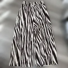 ゼブラ柄 120サイズ ロングパンツ