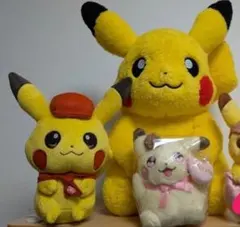 ピカチュウ 3体セット ポケモンカフェ モロゾフ クラシックボア