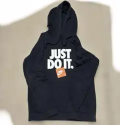 NIKE JUST DO IT. パーカー Mサイズ ダークブラック 裏起毛