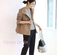 ☆美品☆ フレームワーク 定価27,500円 マウンテンパーカー　ベージュ