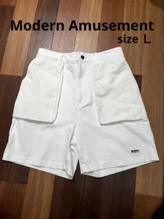早い者勝ち❗️Modern Amusement スウェットハーフパンツ sizeＬのサムネイル