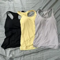 UNIQLO AIRism ブラタンクトップ 3枚セット M