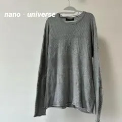 ' nanoㆍuniverse ナノユニバース 長袖 ニット セーター