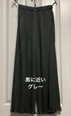 Comme ca Mature プリーツワイドパンツ F