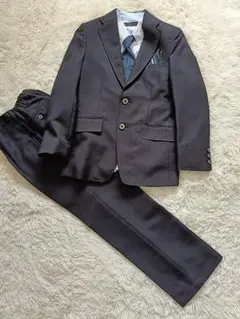 ヒロミチナカノスーツ ブラック 140cm 男の子 美品