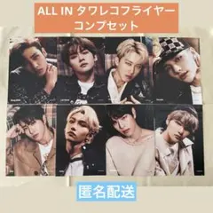 【即購入可】Stray Kids ALL IN タワレコ フライヤー セット