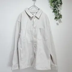 ベージュ デニムジャケット