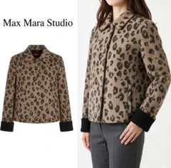 MaxMara マックスマーラ【L】テーラードジャケット 白タグ チェック柄
