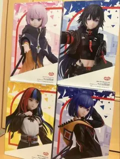 神椿市建設中。 1/7スケールフィギュア 4個セット