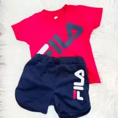 FILA フィラ キッズ 80サイズ 上下セット 半袖Tシャツハーフパンツセット