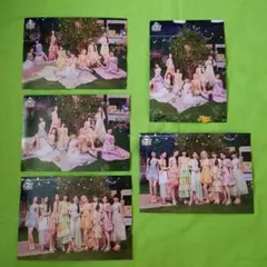 NiziU　COCO! nut Fes.スタジアム　ランダムトレカ　5種　オール