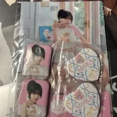 ILLIT MOKA 缶バッジ&ミニクリアファイルセット