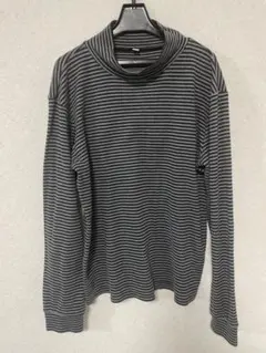 TOPVALU ストライプ 長袖タートルネックTシャツ 150サイズ