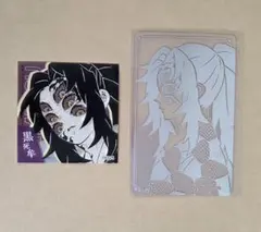 鬼滅の刃 箔カードコレクション　スクエアステッカー　 黒死牟 ジャンプショップ