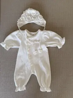 モンベベ　新生児　退院着　ニューボーン　ボンネット付き