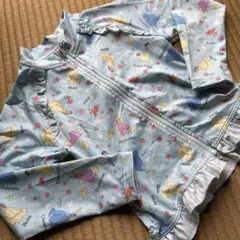 ディズニー　プリンセス　ラッシュガード　ブルー　110㎝