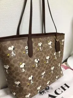 コーチコラボスヌーーピー誕生75周年 コラボ記念企画商品　新品未使用品