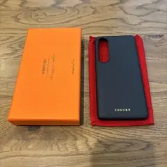 COGURE Xperia 本革スマホケース・ブラック【中古美品】
