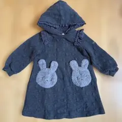 mezzo piano うさぎポケット ワンピース　90センチ