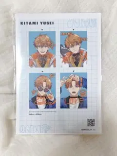 にじさんじ 3SKM 北見遊征 証明写真風ブロマイド&スリーブセット