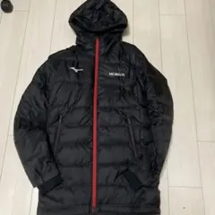 Mizuno Morelia ブラック ベンチコート　ダウンジャケット　Lサイズ