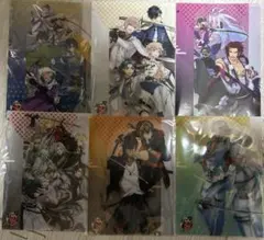 《刀剣乱舞》クリアファイル A5 全6種コンプリート 6枚 セブンイレブン 限定